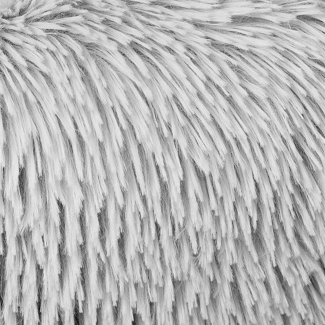 Pet Bed Dog Beds Mattress Bedding Cat Pad Mat Cushion Winter XL Grey - Bedzy Australia