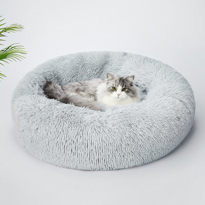 Pet Bed Dog Beds Mattress Bedding Cat Pad Mat Cushion Winter XL Grey - Bedzy Australia