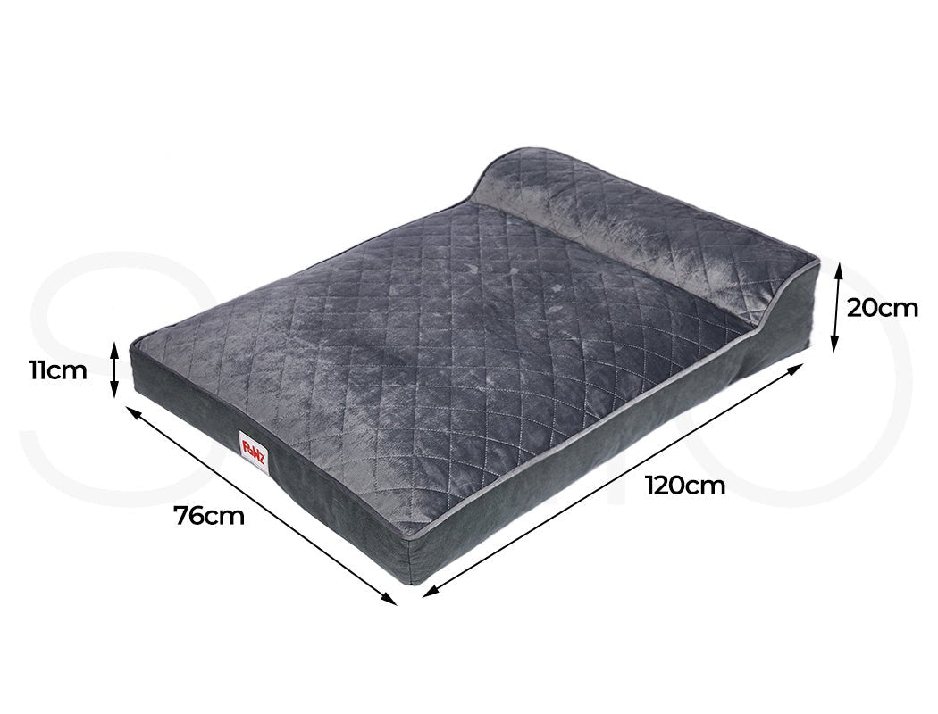 Pet Bed Dog Orthopedic Large Saft Cushion Mat Pillow Memory Foam Mattress - Bedzy Australia
