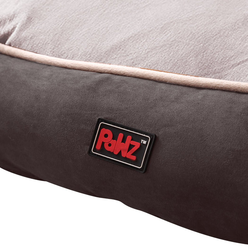 Pet Bed Dog Puppy Beds Cushion Pad Pads Soft Plush Cat Pillow Mat Grey L - Bedzy Australia