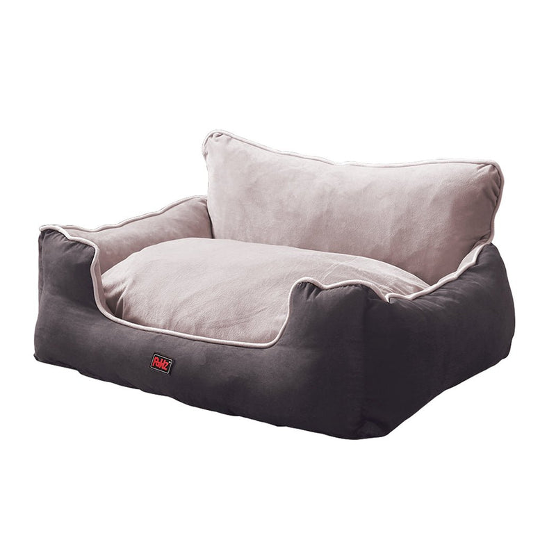 Pet Bed Dog Puppy Beds Cushion Pad Pads Soft Plush Cat Pillow Mat Grey L - Bedzy Australia