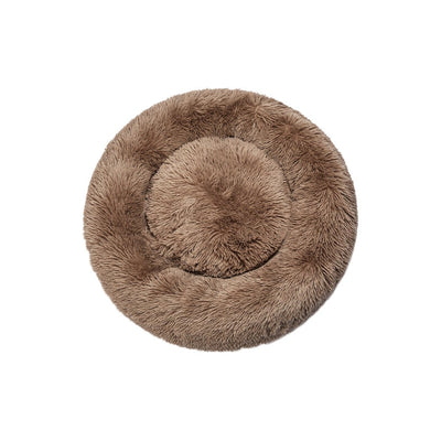Pet Bed Mattress Dog Beds Bedding Cat Pad Mat Cushion Winter M Brown - Bedzy Australia