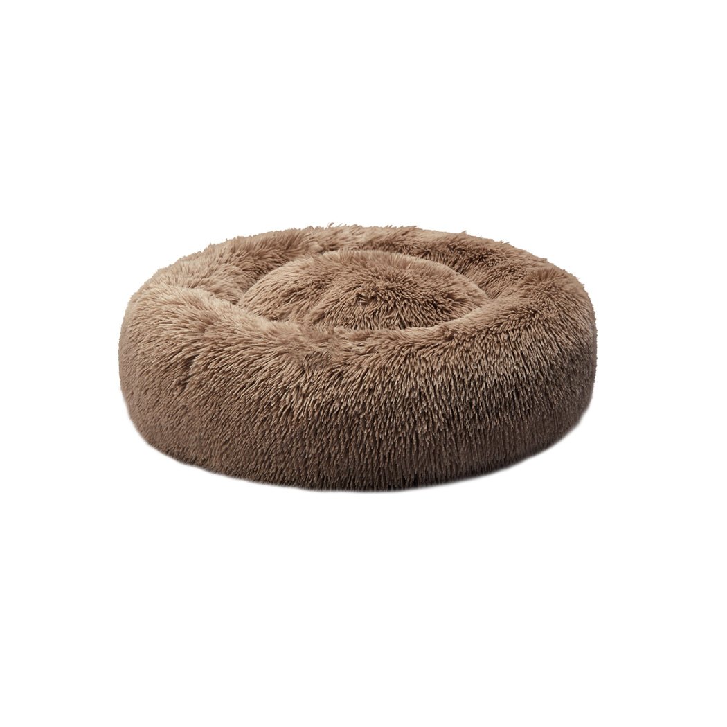 Pet Bed Mattress Dog Beds Bedding Cat Pad Mat Cushion Winter S Brown - Bedzy Australia