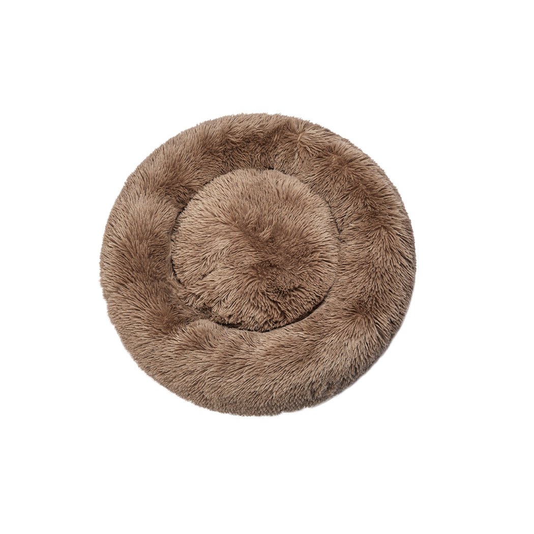Pet Bed Mattress Dog Beds Bedding Cat Pad Mat Cushion Winter S Brown - Bedzy Australia