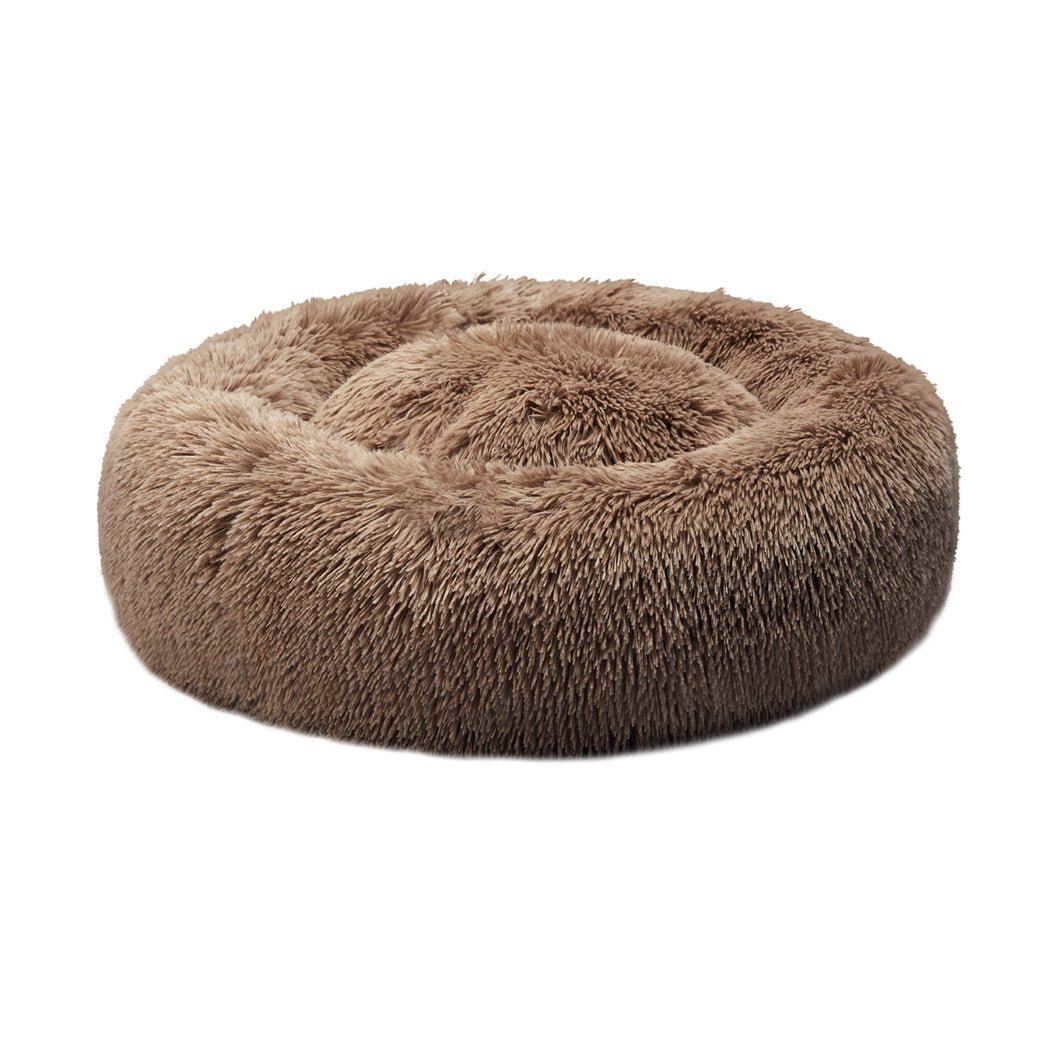 Pet Bed Mattress Dog Beds Bedding Cat Pad Mat Cushion Winter XL Brown - Bedzy Australia