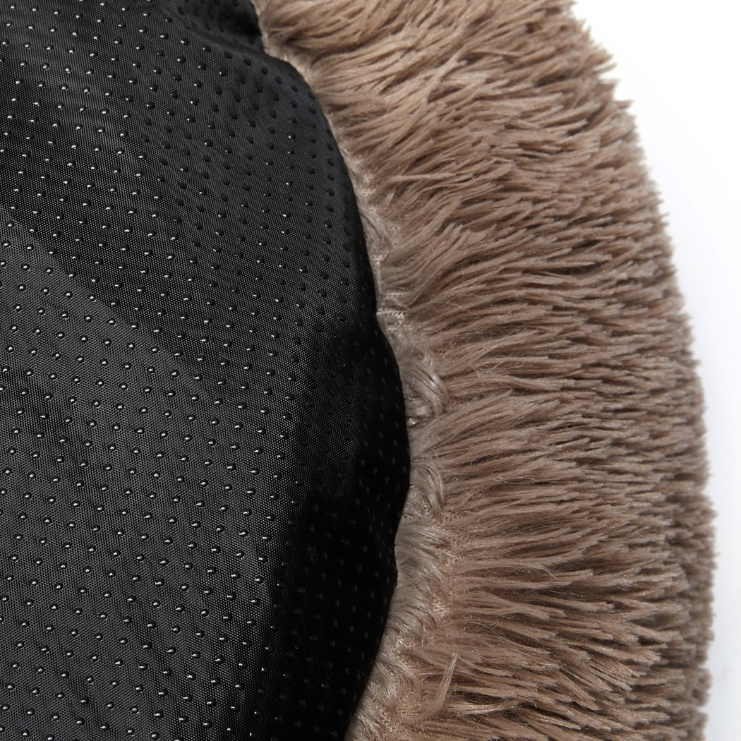 Pet Bed Mattress Dog Beds Bedding Cat Pad Mat Cushion Winter XL Brown - Bedzy Australia