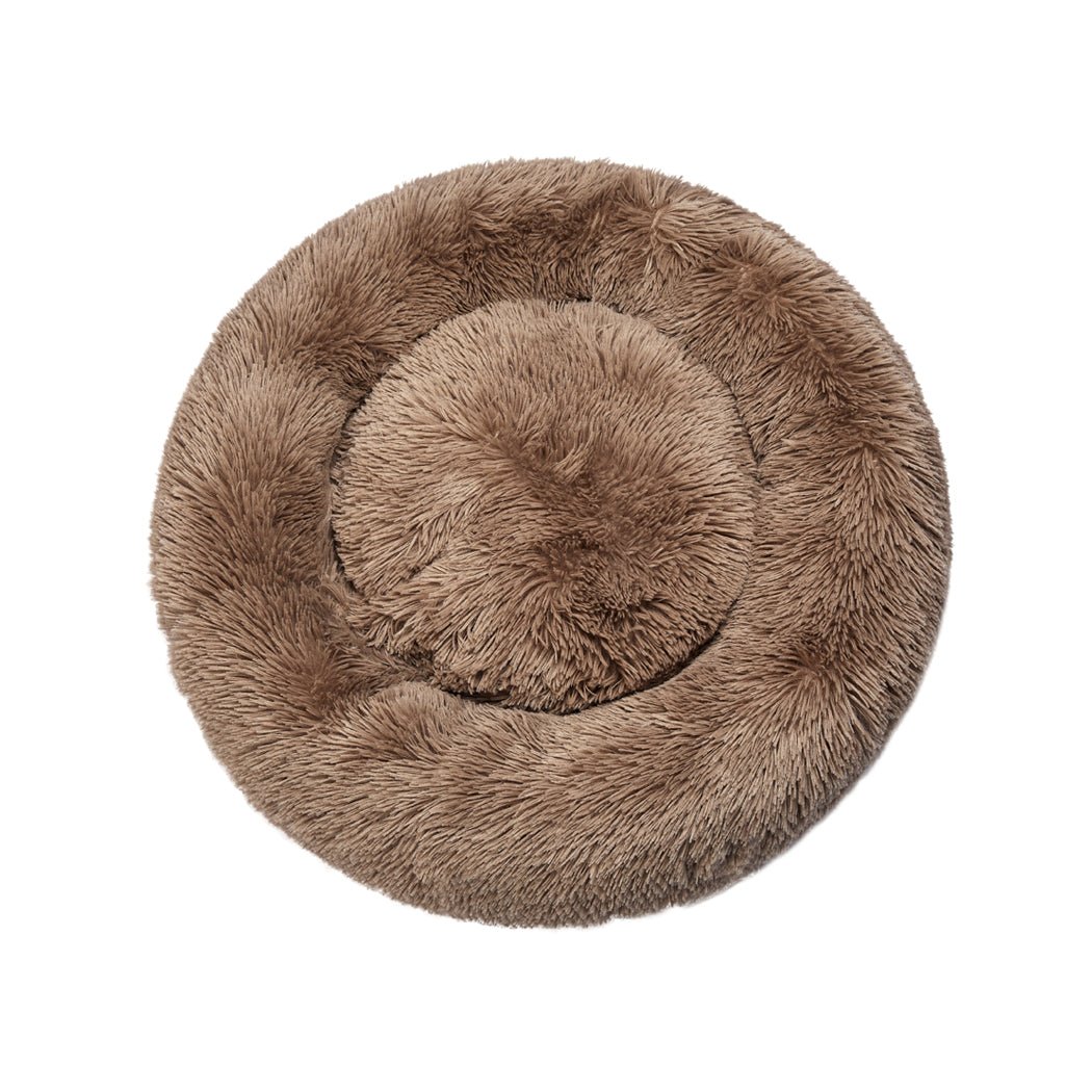 Pet Bed Mattress Dog Beds Bedding Cat Pad Mat Cushion Winter XL Brown - Bedzy Australia