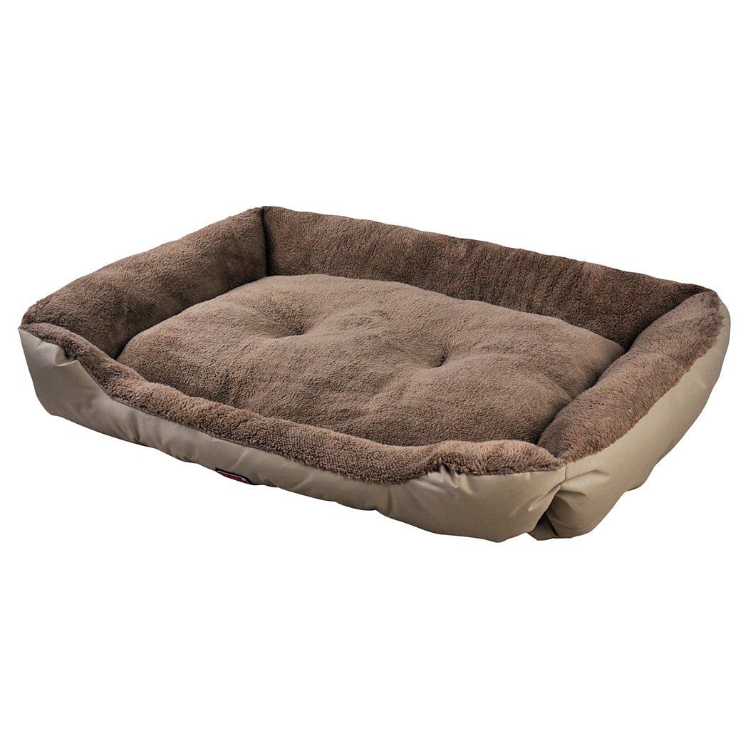 Pet Bed Mattress Dog Cat Pad Mat Cushion Soft Winter Warm X Large Cream - Bedzy Australia
