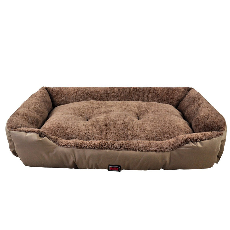 Pet Bed Mattress Dog Cat Pad Mat Cushion Soft Winter Warm X Large Cream - Bedzy Australia