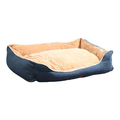 Pet Bed Mattress Dog Cat Pad Mat Puppy Cushion Soft Warm Washable M Blue - Bedzy Australia