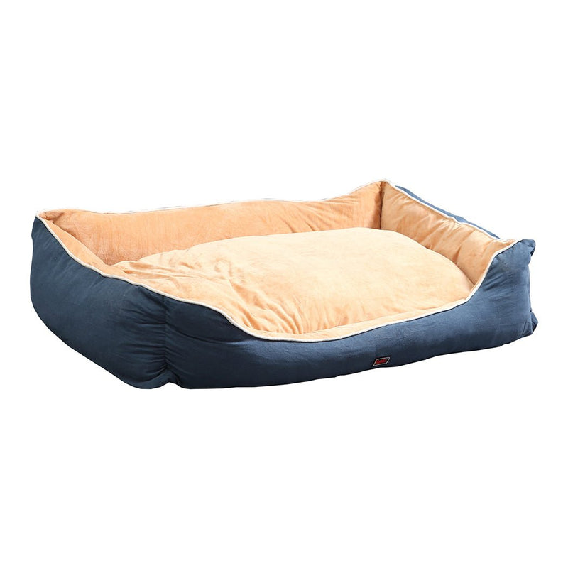 Pet Bed Mattress Dog Cat Pad Mat Puppy Cushion Soft Warm Washable M Blue - Bedzy Australia