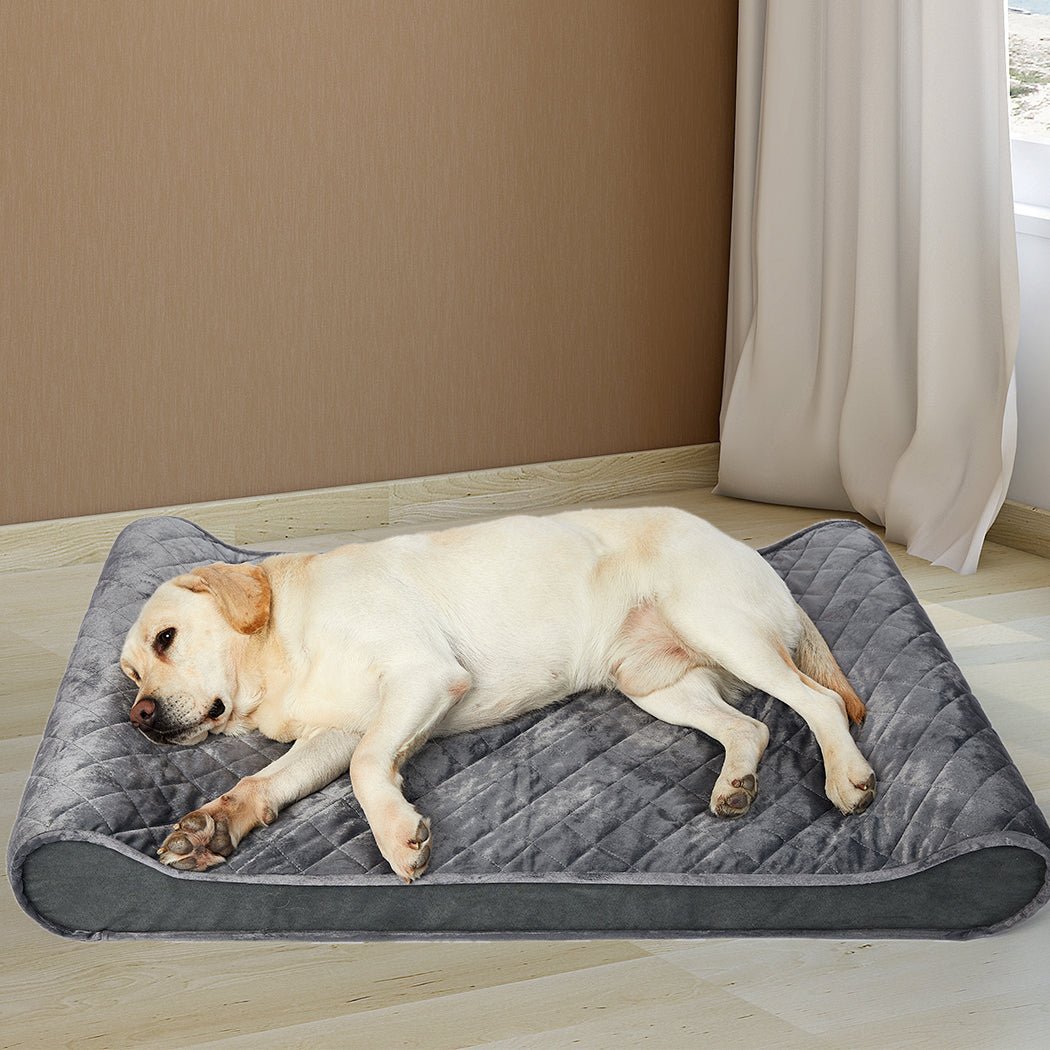 Pet Bed Orthopedic Dog Beds Bedding Soft Warm Mat Mattress Nest Cushion L - Bedzy Australia