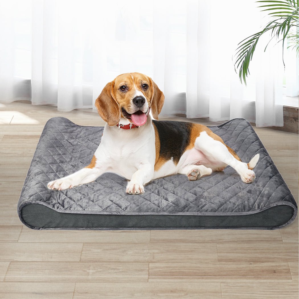 Pet Bed Orthopedic Dog Beds Bedding Soft Warm Mat Mattress Nest Cushion M - Bedzy Australia