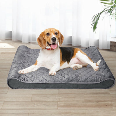 Pet Bed Orthopedic Dog Beds Bedding Soft Warm Mat Mattress Nest Cushion M - Bedzy Australia