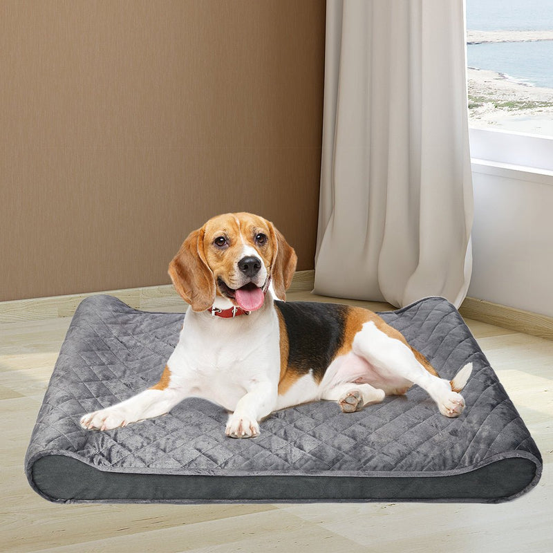 Pet Bed Orthopedic Dog Beds Bedding Soft Warm Mat Mattress Nest Cushion M - Bedzy Australia