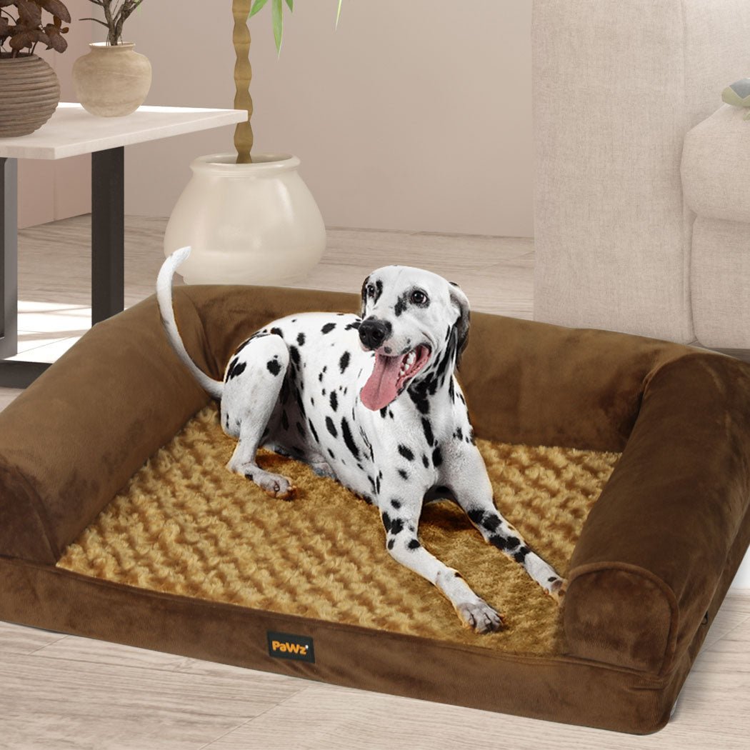 Pet Bed Sofa Dog Bedding Soft Warm Mattress Cushion Pillow Mat Plush XL - Bedzy Australia