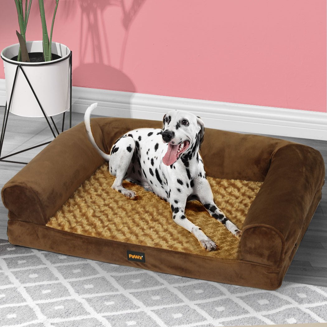 Pet Bed Sofa Dog Bedding Soft Warm Mattress Cushion Pillow Mat Plush XL - Bedzy Australia