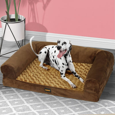Pet Bed Sofa Dog Bedding Soft Warm Mattress Cushion Pillow Mat Plush XL - Bedzy Australia