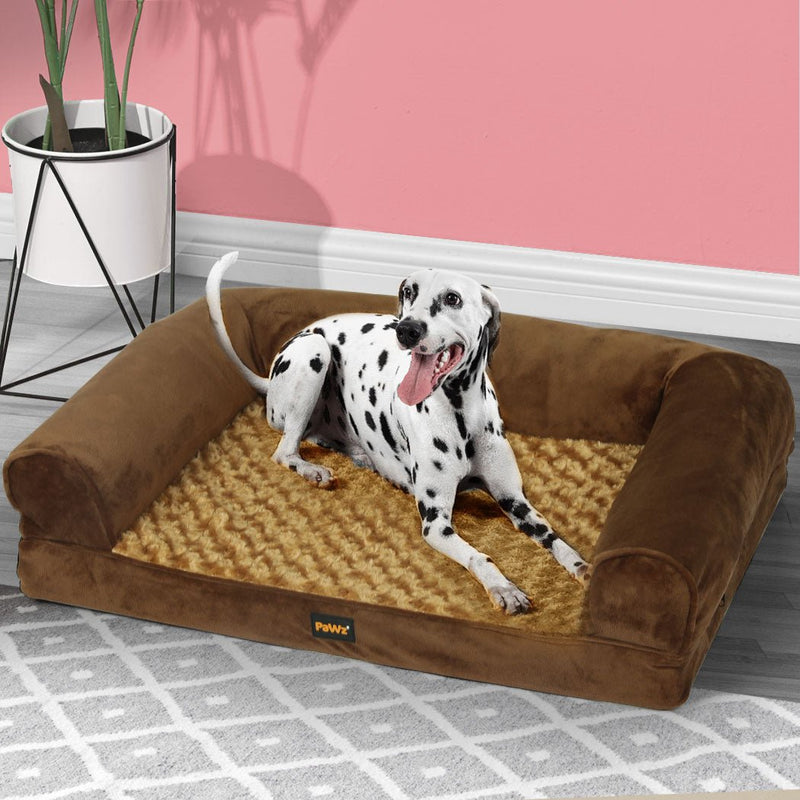 Pet Bed Sofa Dog Bedding Soft Warm Mattress Cushion Pillow Mat Plush XL - Bedzy Australia