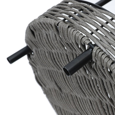 Rattan Pet Bed Elevated Raised Cat Dog House Wicker Basket Kennel Table - Bedzy Australia