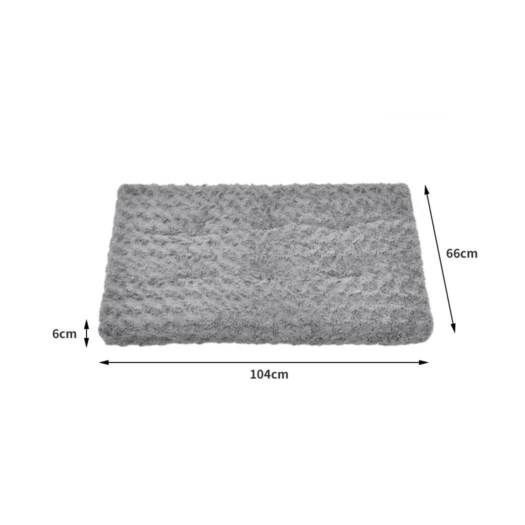 Pet Bed Dog Beds Bedding Soft Warm Mattress Cushion Pillow Mat Velvet L - Bedzy Australia