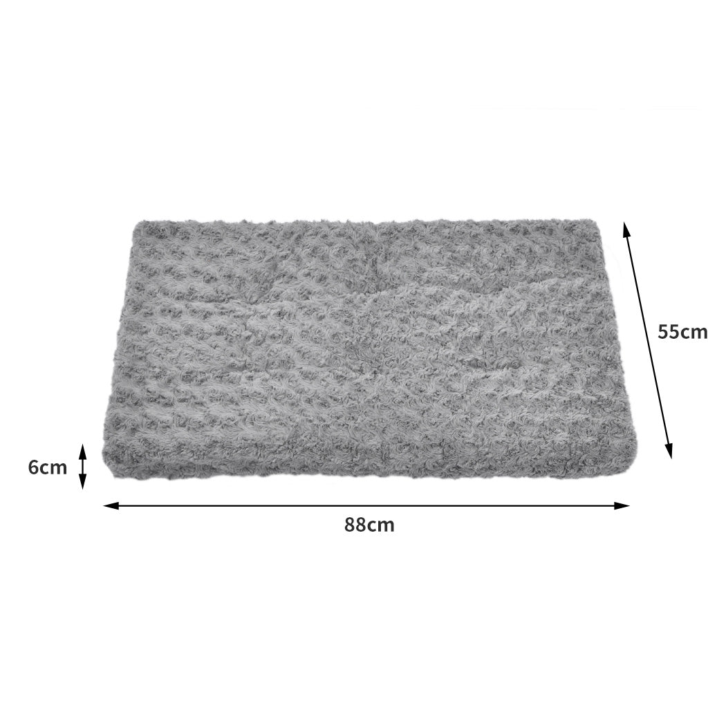 Pet Bed Dog Beds Bedding Soft Warm Mattress Cushion Pillow Mat Velvet M - Bedzy Australia