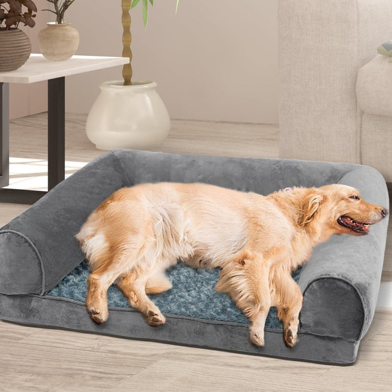 Pet Bed Sofa Dog Beds Bedding Soft Warm Mattress Cushion Pillow Mat Plush L - Bedzy Australia