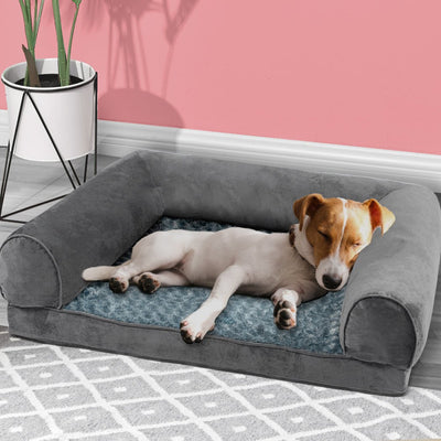 Pet Bed Sofa Dog Beds Bedding Soft Warm Mattress Cushion Pillow Mat Plush M - Bedzy Australia