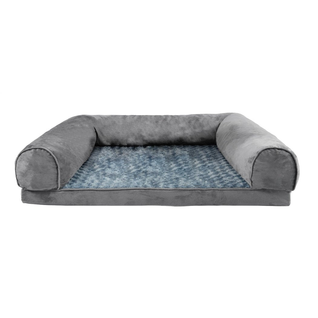 Replacement Pet Bed Cover Soft Warm Plush Velvet L - Bedzy Australia