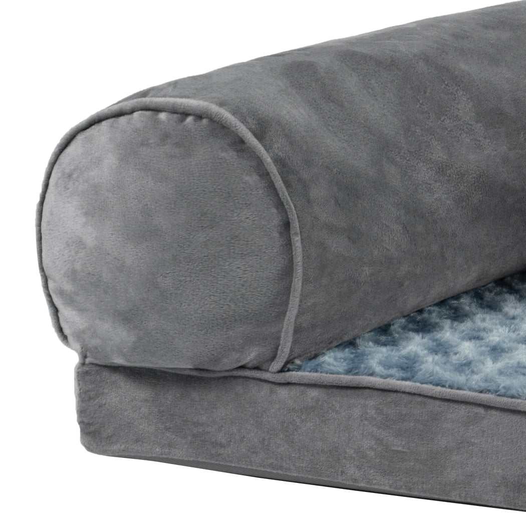 Replacement Pet Bed Cover Soft Warm Plush Velvet L - Bedzy Australia