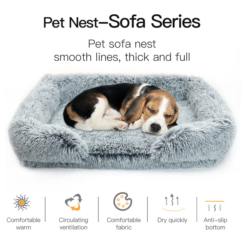 Pet Dog Comfort Bed Plush Bed Comfortable Nest Removable Cleaning Kennel XL - Pet Care > Dog Supplies - Bedzy Australia