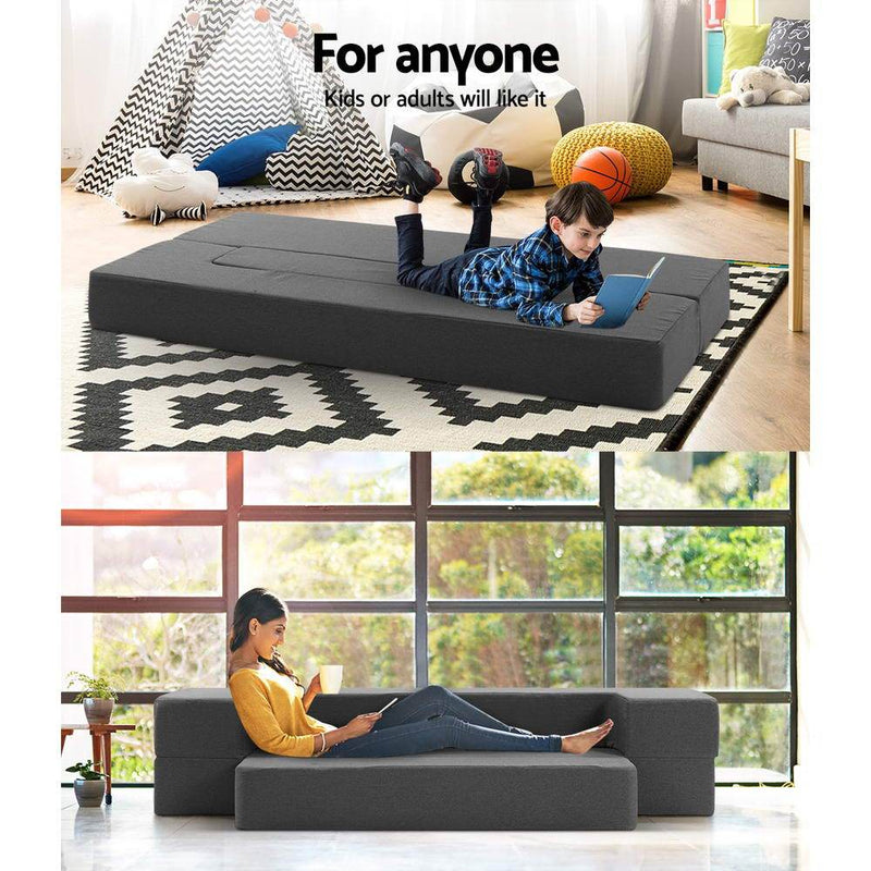 Portable Sofa Bed Folding Mattress Lounger - Bedzy Australia