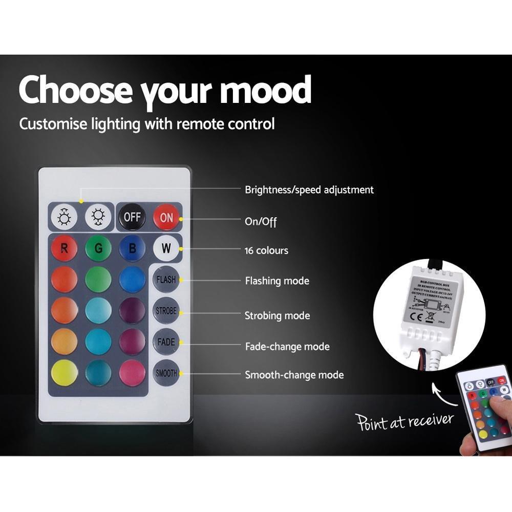 Queen Package | Henley LED Storage Bed White & Bonita Euro Top Mattress (Medium Firm) - Bedzy Australia