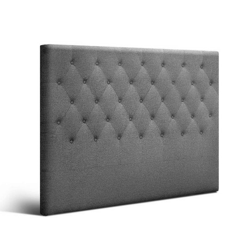 Queen Size | Cappi Bed Headboard (Grey) - Bedzy Australia - Furniture > Bedroom
