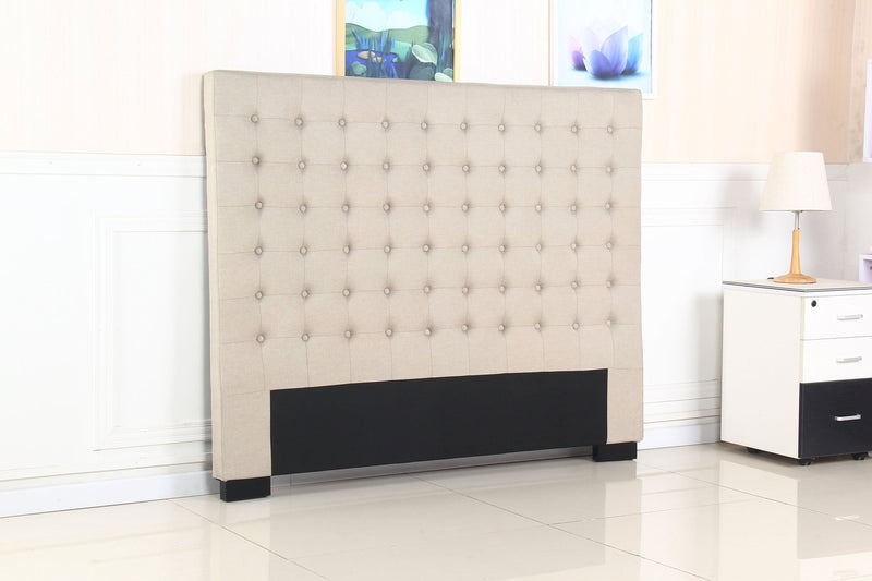 Queen Size | Cilantro Headboard (Beige) - Bedzy Australia (ABN 18 642 972 209) -