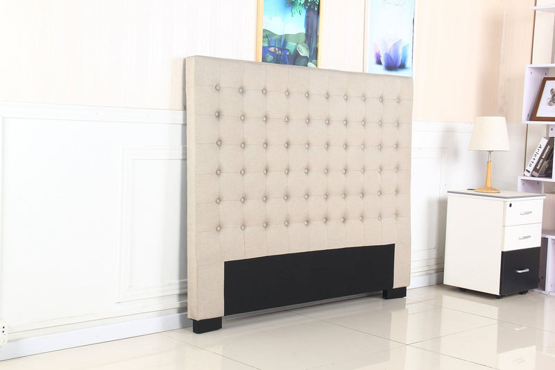 Queen Size | Cilantro Headboard (Beige) - Bedzy Australia (ABN 18 642 972 209) -