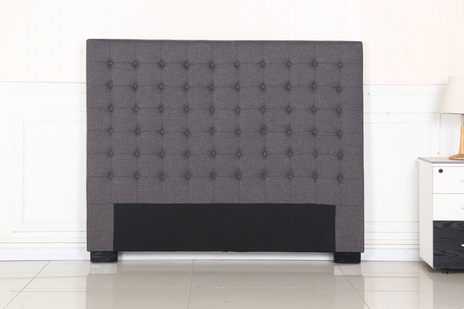 Queen Size | Cilantro Headboard (Charcoal) - Bedzy Australia