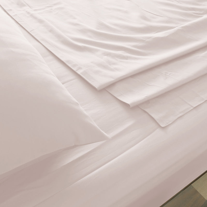 Royal Comfort 1000 Thread Count Bamboo Cotton Sheet and Quilt Cover Complete Set King Blush - Bedzy Australia