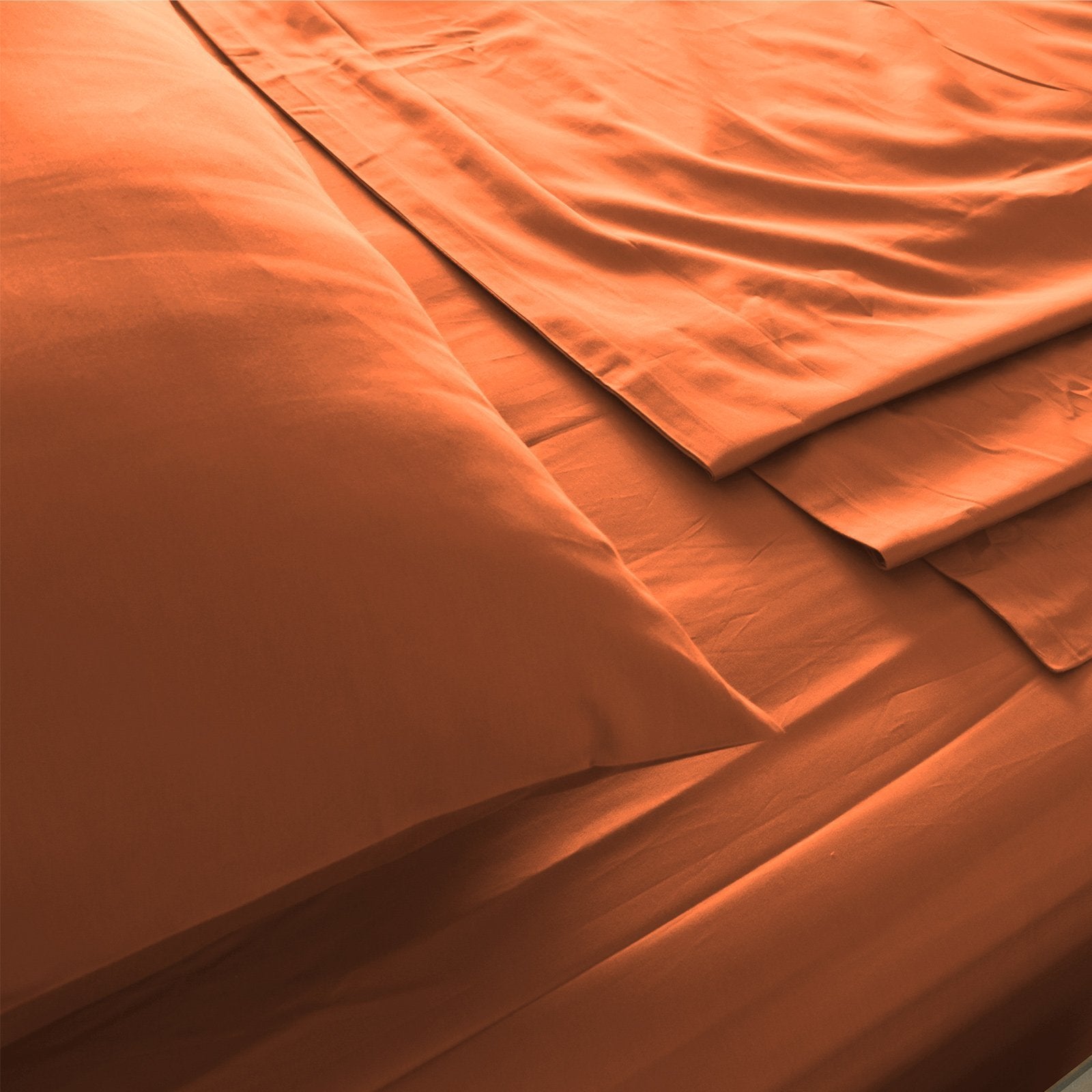 Royal Comfort 1000 Thread Count Bamboo Cotton Sheet and Quilt Cover Complete Set King Cinnamon - Bedzy Australia