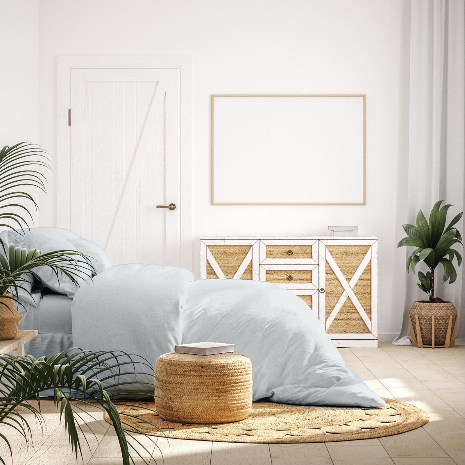 Royal Comfort 1000 Thread Count Bamboo Cotton Sheet and Quilt Cover Complete Set Queen Cool Grey - Bedzy Australia