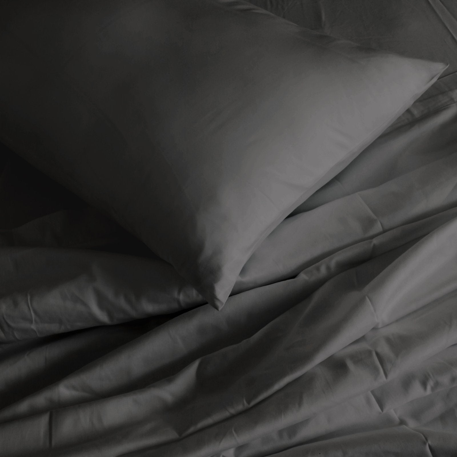 Royal Comfort 1000 Thread Count Bamboo Cotton Sheet and Quilt Cover Complete Set Queen Pewter - Bedzy Australia