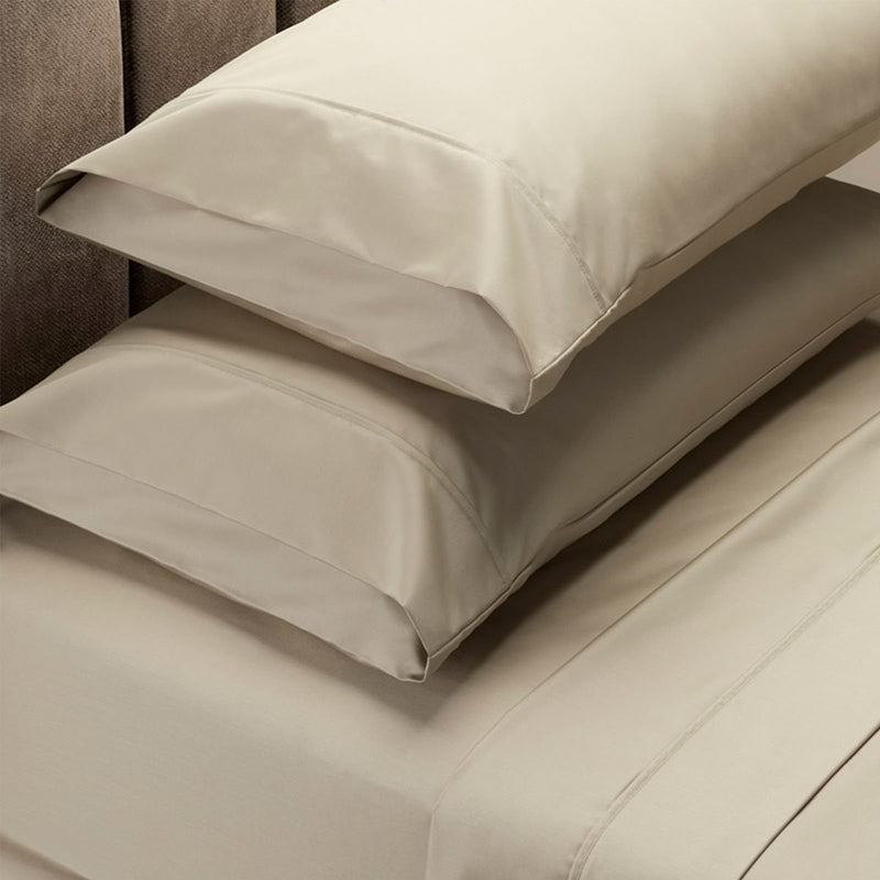 Royal Comfort 1000 Thread Count Sheet Set Cotton Blend Ultra Soft Touch Bedding King Pebble - Bedzy Australia