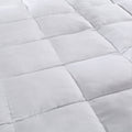 1000GSM Luxury Bamboo Fabric Gusset Mattress Pad Topper Cover King White