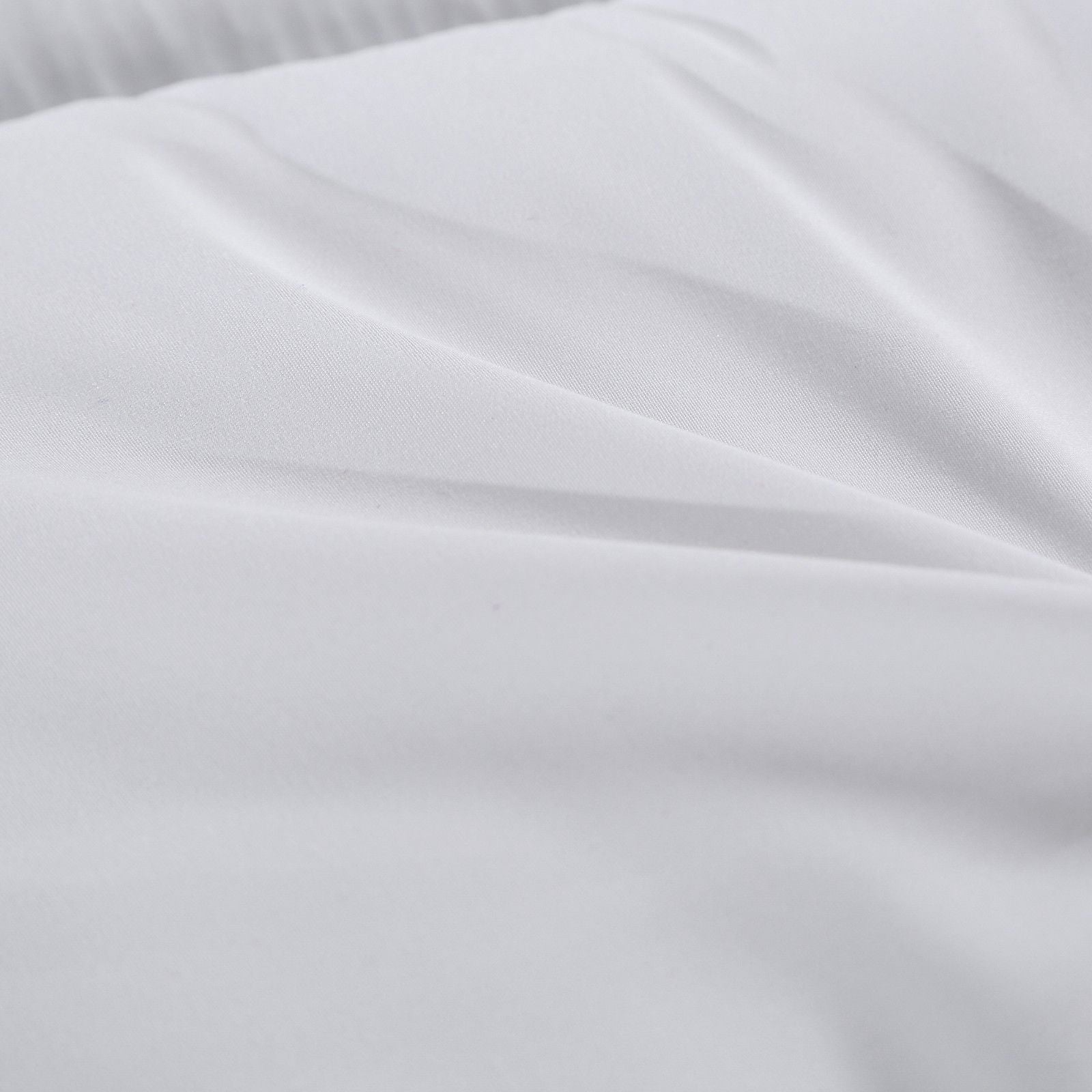 Royal Comfort 1000GSM Memory Mattress Topper Cover Protector Underlay Single White - Bedzy Australia