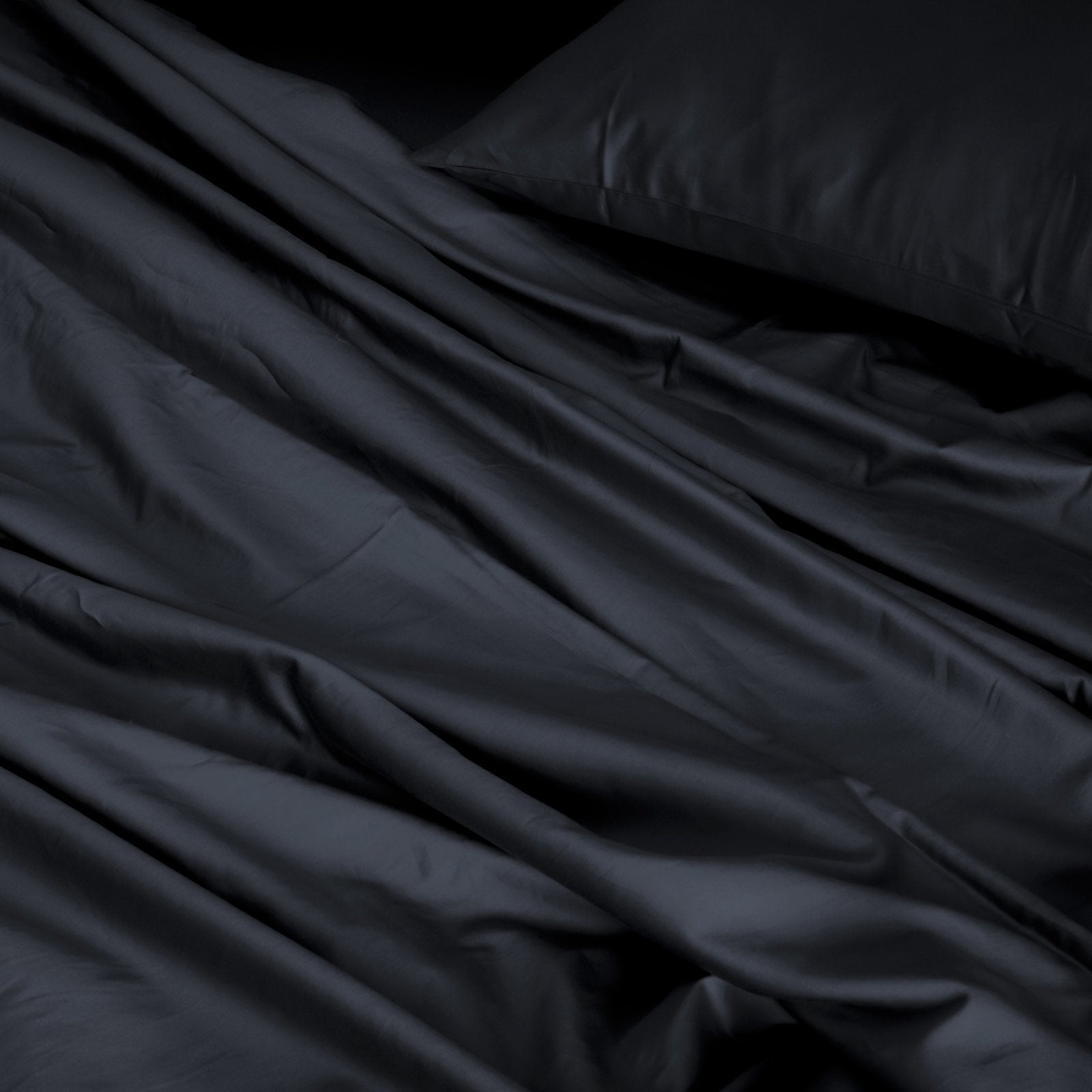 Royal Comfort 1000TC Hotel Grade Bamboo Cotton Sheets Pillowcases Set Ultrasoft King Charcoal - Bedzy Australia