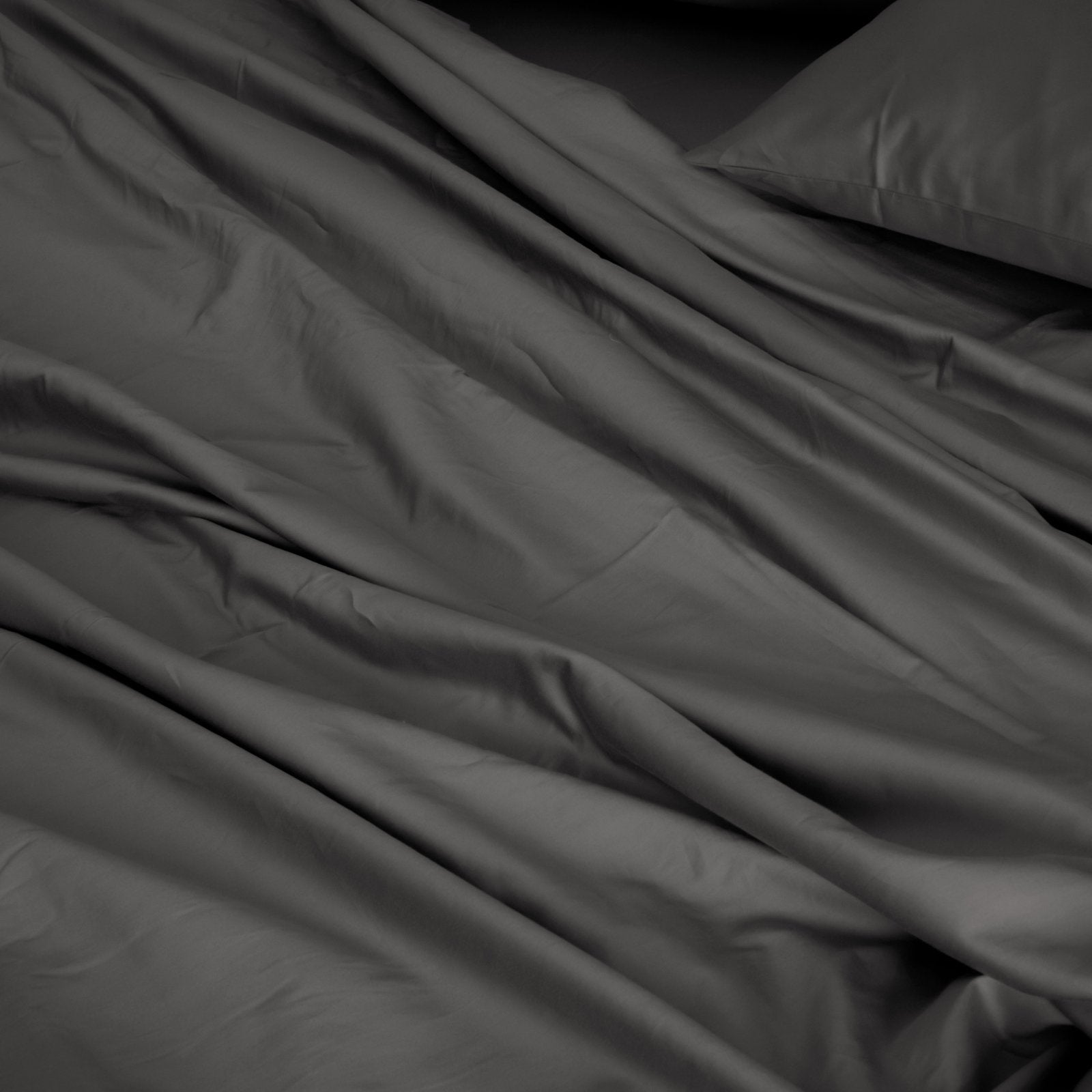 Royal Comfort 1000TC Hotel Grade Bamboo Cotton Sheets Pillowcases Set Ultrasoft King Pewter - Bedzy Australia