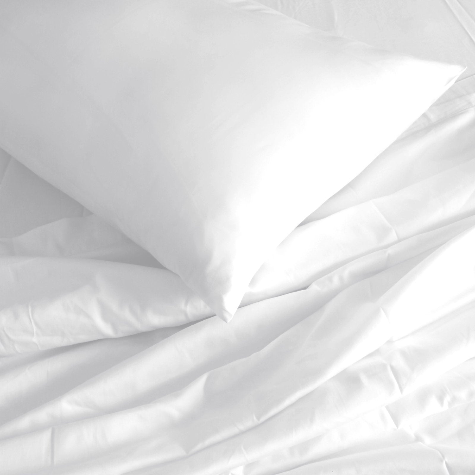 Royal Comfort 1000TC Hotel Grade Bamboo Cotton Sheets Pillowcases Set Ultrasoft King White - Bedzy Australia