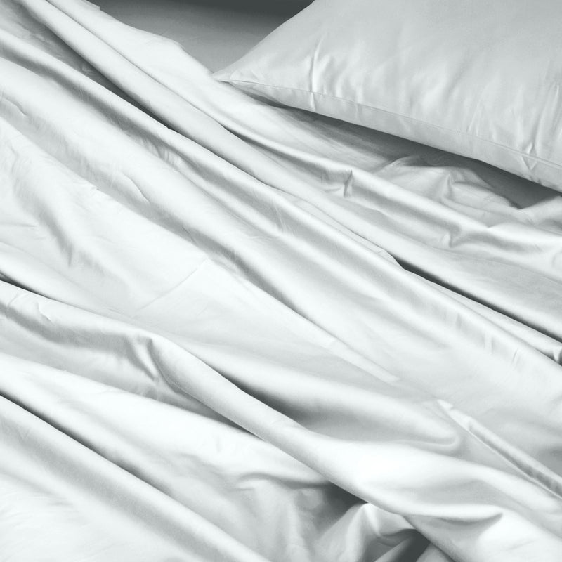 Royal Comfort 1000TC Hotel Grade Bamboo Cotton Sheets Pillowcases Set Ultrasoft Queen Cool Grey - Bedzy Australia