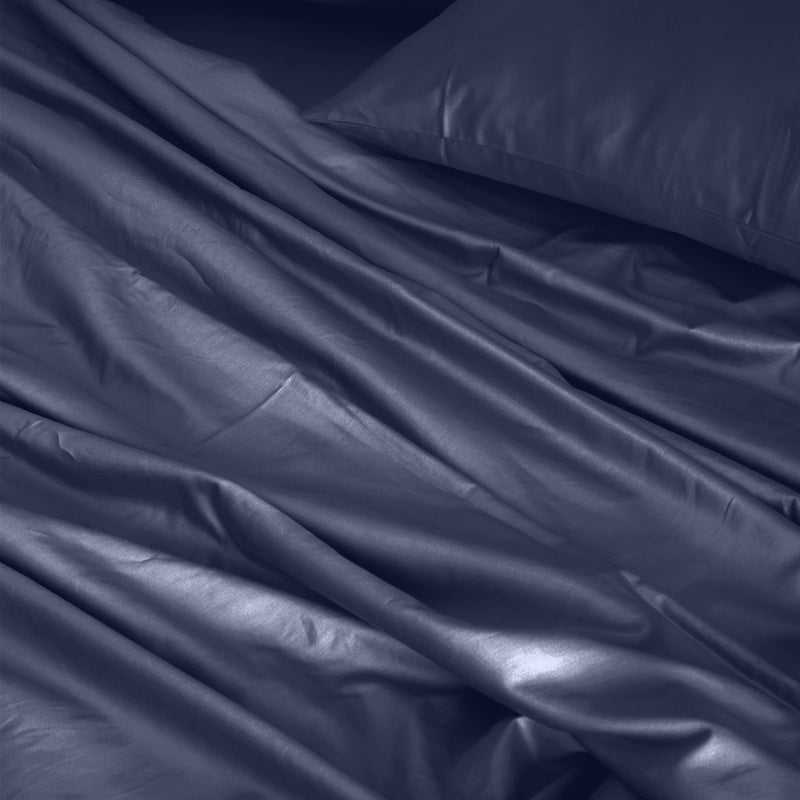 Royal Comfort 1000TC Hotel Grade Bamboo Cotton Sheets Pillowcases Set Ultrasoft Queen Royal Blue - Bedzy Australia - Home & Garden > Bedding