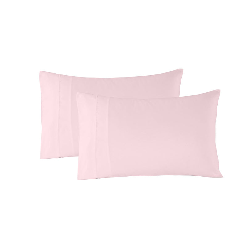 Royal Comfort 1200 Thread Count Sheet Set 4 Piece Ultra Soft Satin Weave Finish Double Soft Pink - Bedzy Australia